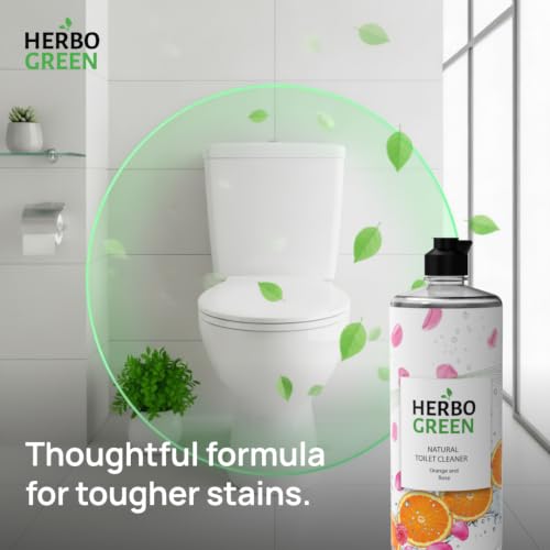 Image of Natural Toilet Cleaner 1L Orange & Rose