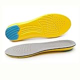Msuiiixcccc Shoe Inserts Pad Soft Sport Insoles Memory Foam Breathable Outdoor Running Silicone Gel Cushion Orthopedic Insoles EU 35-47 Size (Size : XL EU 44-47) (S EU35)