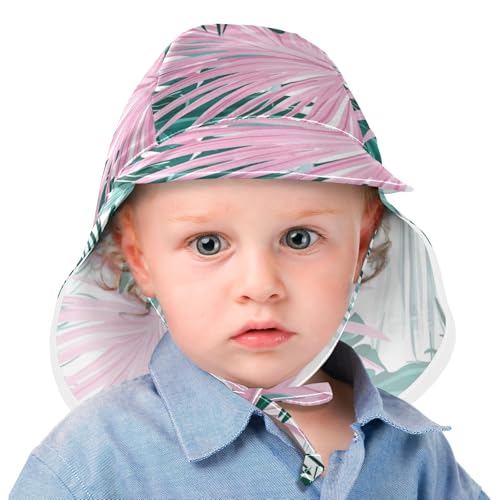 Kids Sunhat Toddler Boy Beach Bucket Hat Baby Girls UPF 50+ Protection Neck Flap Traveling Camping Hat2