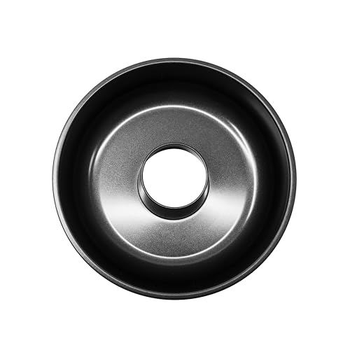 Zanetti, Stampo Ciambella Diametro 25cm, Altezza 7 cm, Teglia Ciambella in Carbon Steel, Rivestimento Antiaderente, Colore Nero, Spessore 0,4 mm - Immagine 4