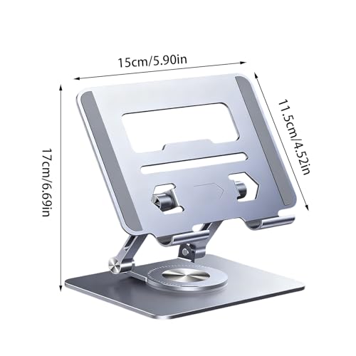 Socle pour Ordinateur pour Soulager le Cou Support Pliable Ventilé et Rotatif - 6