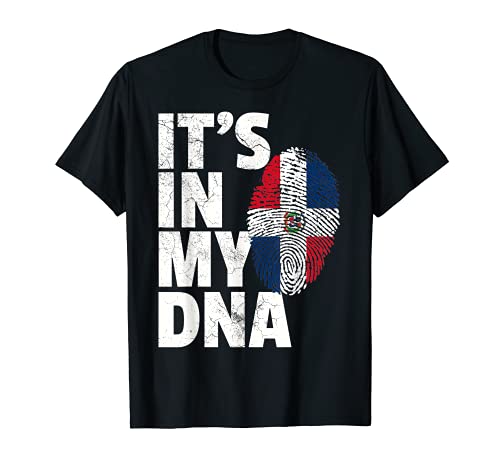 IT S IN MY DNA Dominican Republic Flag Official Pride T-Shirt