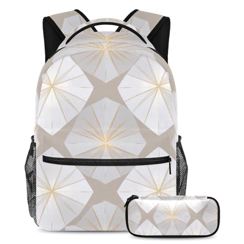 Cartable enfant design géométrique idéal pour la rentrée des classes et les sorties