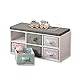 Kesper | Kindersitzbank mit Aufbewahrungsboxen, Material: Spanplatte, Maße: B: 68 x H: 29,5 x T: 33 cm, Farbe: Weiß| 17729 13