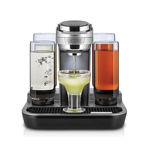 Bartesian Professional Cocktail Machine, 5 Premium Glass Bottles, 55306
