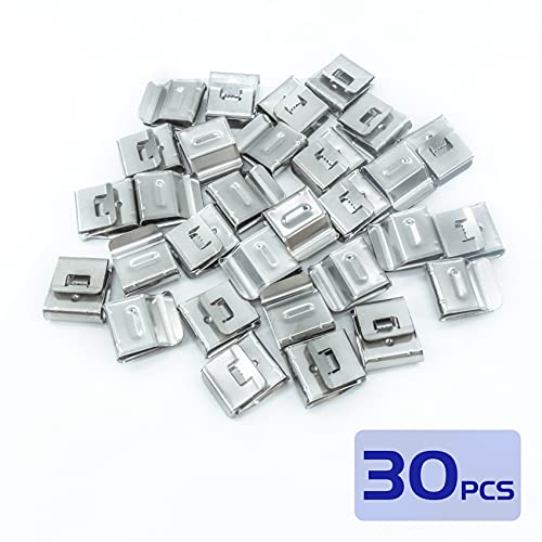 Zayin Solar Panel Cable Clips Photovoltaic Cable Clips Trailer Frame Wire Clamp Clips Stainless Steel (30 Pcs/ST-2) - Image 2