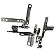 JINTAI Links Gerade LCD Scharnier Paar Kit Ersatz für Dell Ins-piron 5590 5598 Vostro V5590