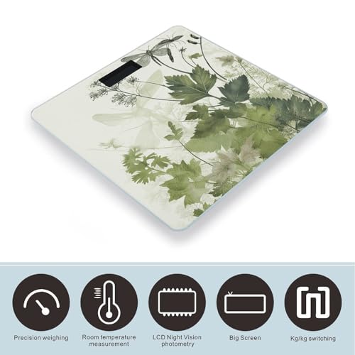 Báscula de baño digital precisa con vidrio templado miniatura 3