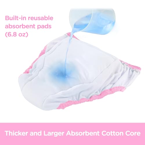 Image of Littleforbig Soft Silky Underwear Comfortable Washable Reusable Primary Comfort Cloth Adult Training Pants