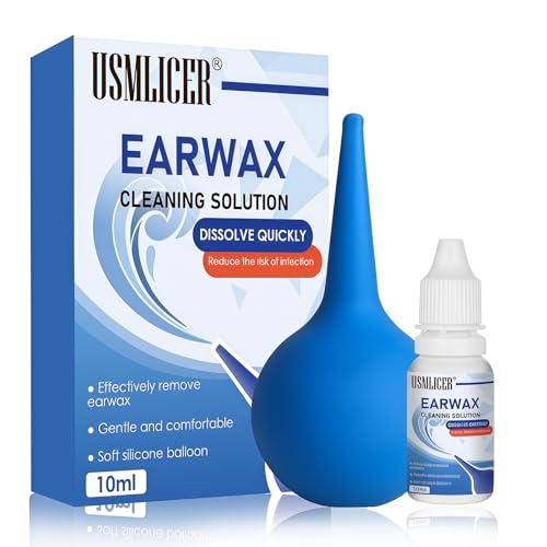 10 ml Ohrenreiniger Ohrenschmalz Entferner Ohrentropfen zur Ohrenreinigung schnell auflösend Wiederverwendbare Perfekt zur Ohrreinigung