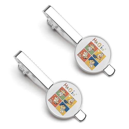1ペア ネクタイピン クレヨンしんちゃん タイクリップ タイバー タイタック メンズ ネクタイ留め アクセサリー シンプル おしゃれ 紳士 スーツ用 フォーマル ビジネス プレゼント ギフト 父の日 結婚式 冠婚葬祭 記念日 卒業式 入学式 二次会 日常