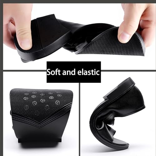 Men's Leather Sandals with Hook Loop Non-Slip Breathable Open Toe Water Shoes for Beach Walking Swimming Quick-Dry Non-Slip Flat Sole Business Casual Fisherman Sandals4