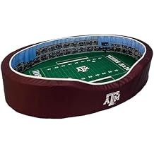 StadiumSpot Officially Licensed NCAA Premium Oval Dog Bed, Texas A&M, Medium