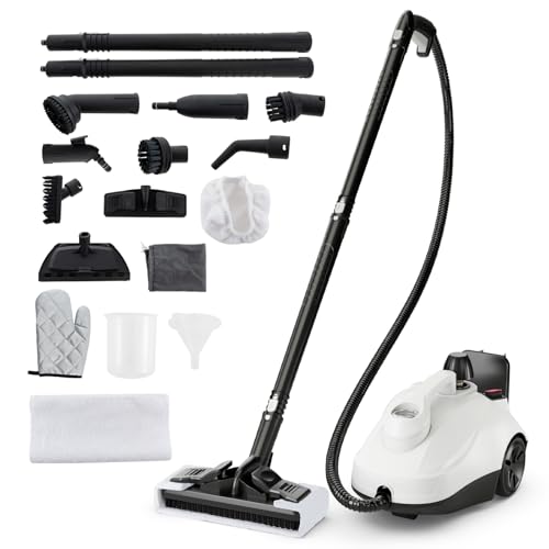 Goplus Multipurpose Steam Cleaner, 1800W Portable Household Steamer with 15 Accessories & 1.8 L...