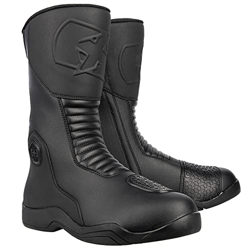 Oxford Botas de motocicleta Tracker 2.0 para hombre, Black, 39 2/3 EU