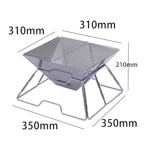 Poêle de barbecue extérieur pliant pour griller simplement sans s'encombrer - 3