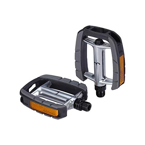 BBB Cycling Fahrradpedale Set Anti-Rutsch Reflektoren Komfort Leicht Cover