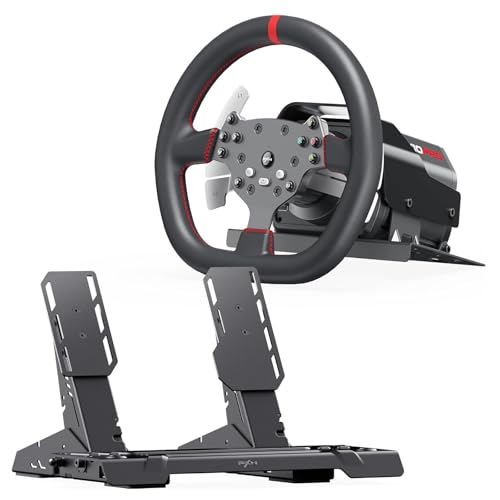 PXN V10 Ultra Volante de Juego – Base con Motor Servo Direct Drive de 3.2Nm Force Feedback, Pedales PD HM Acelerador y Freno, Steering Wheel de 270mm – Volante Sim Racing para PC, PS4 y Xbox