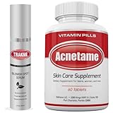 Acne Supplement and Clear Skin Serum Combo for Adults & Teens- Trakne and Acnetame