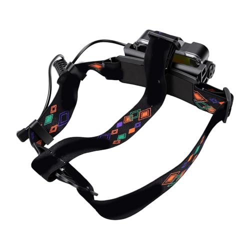 Linterna frontal LED recargable Tipo C de 2500 lm con sensor y 14 modos de luz 4