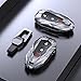JanneChou Zinc Alloy Metal Key Fob Case Shell for Chevrolet Chevy Malibu Camaro Cruze Traverse Volt Bolt Equinox Blazer 16-up Gray