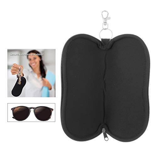 Óculos de terre Luz Ultra Portátil Neoprene Zipper Casos de Óculos Bolsa com Clipe para