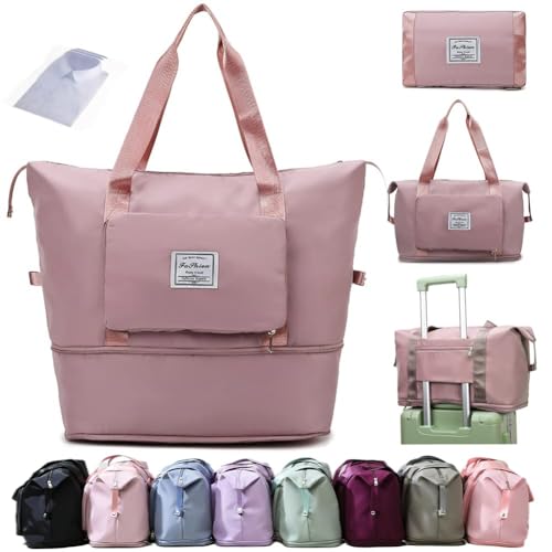 Ranslen Large Folding Travel Duffel