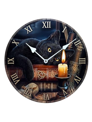 Puckator CKP79 Horloge avec Chat Sorcier par Lisa Parker