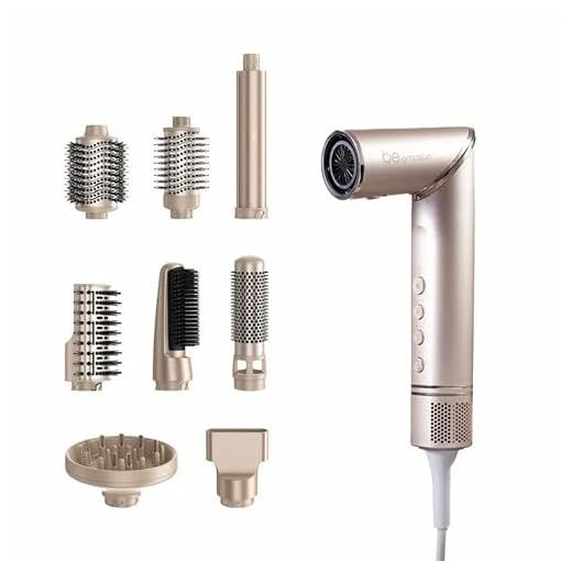 BE EMOTION Modelador e Secador Multi Styler 8 em 1 Dourado (220 Volts)