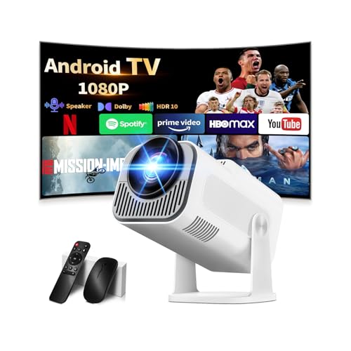 【App Intégrée & 2026 Upgraded】 Vidéoprojecteur 1080P FHD 4K Videoprojecteur avec WiFi6...