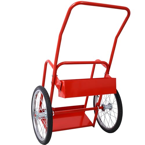 Carretilla para dos cilindros con ruedas neumáticas 20" miniatura 5