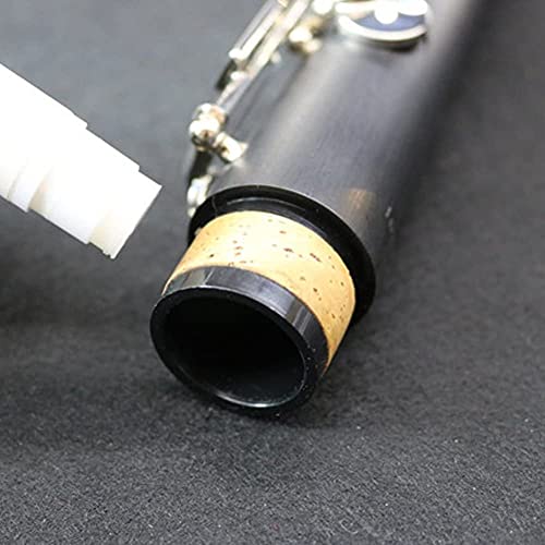 image for Jiayouy 10PCS Clarinet Neck Joint Cork Sheet + 17pcs Clarinet Leather 