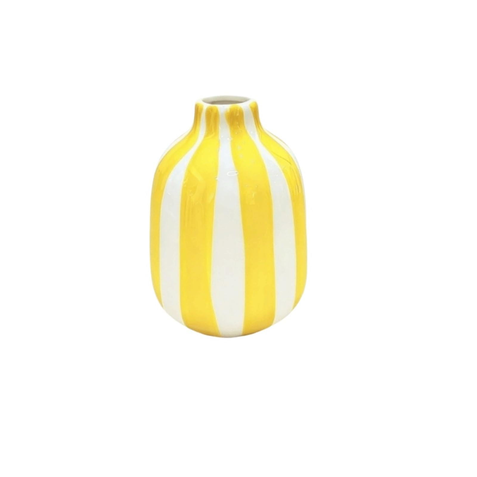 Samlng Yellow Flower Holder Nordic Ceramic Colorful Decorative Vase Flower Arrangement For Centerpiece