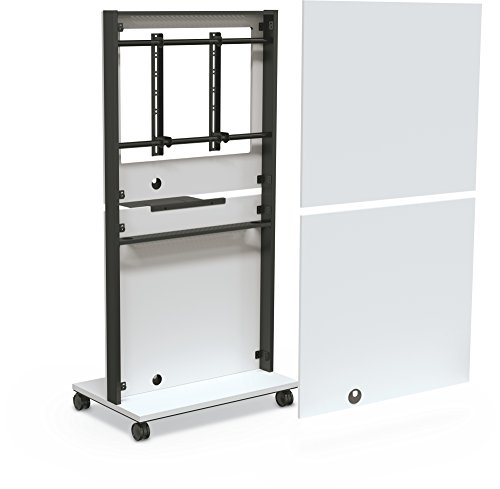 Carrito para TV de panel plano móvil Baltic blanco 70 pulgadas miniatura 5