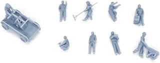 Outland Models Railway Scenery Maintenance Worker Figurine Set 1:87 HO Scale