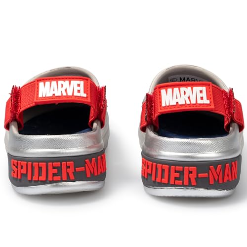 Image of Marvel Spiderman Clogs for Kids, Waterproof Slip On Toddler Clogs