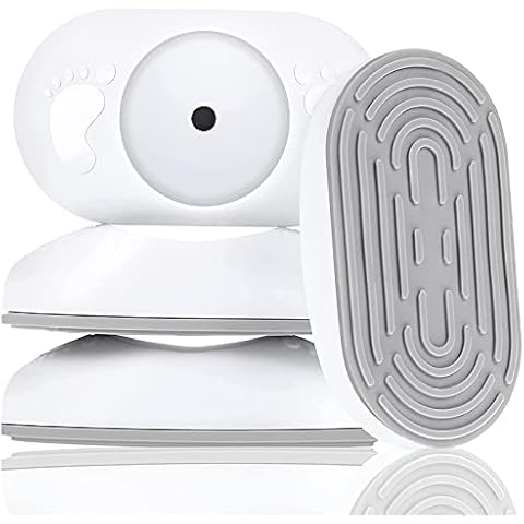 RONGRONG 4 Packs Baby Gate Wall Protector, Safety Wall Guard Protector Pads, Stair Gate Extension Wall Saver Work with Dog Pet Child Kid Pressure Mounted Stair Safety Gates Cover