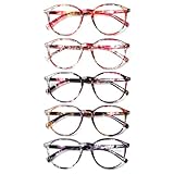 SIGVAN Women's Reading Glasses Blue Light Blocking Spring Hinge Stylish Pattern Print Readers for Women (colorful, 1.50, x)