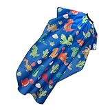 [PLAFOPE] 恐竜柄ヘアカットケープ 折りたたみ式理髪ケープ 柔軟生地サロン用 衣類保護 ヘアカラー 散髪時の自宅利用に