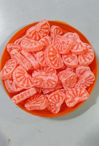 Image of MarwarBites Orange Candy | Narangee Candy | Narangee Toffee | SantraToffee | Vegetarian | Orange Flavoured Toffee (250gm)
