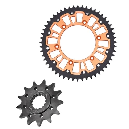 Kit pignons 520-13T 14T 52T pour KTM 250 350 450 EXC-F SX-F XCW vert armée