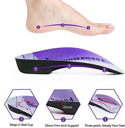 Plantillas ortopédicas para fascitis plantar, soporte alto, talla L miniatura 5