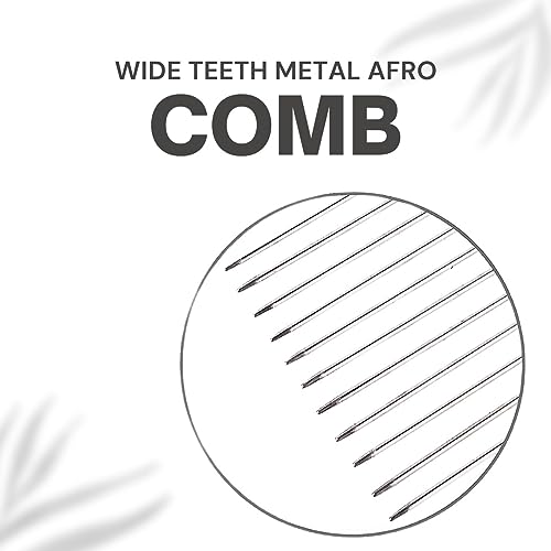 Fine Lines Metal Tail Comb – Rat Tail Styling Tool with Fine Teeth – Antistatic & Heat-Resistant for Afro, Curly or Wet Hair – Unisex Hair Sectioning Accessory for Home or Salon Use - Image 5