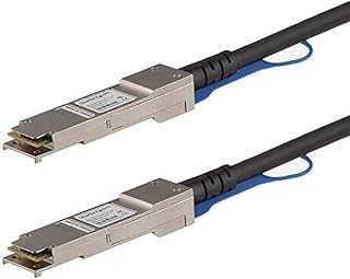StarTech.com Juniper QFX-QSFP-DAC-1M Compatible 1m 40G QSFP+ to QSFP+ Direct Attach Cable Twinax - 40GbE QSFP+ Copper DAC 40 Gbps Low Power Passive Transceiver Module DAC (QFXQSFPDAC1M)