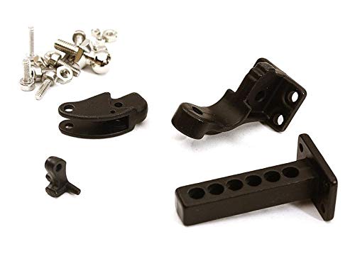 Integy RC Upgrades for Traxxas TRX-4, Rear Bumper Receiving Hitch w/Ball Mount & Pintle Hook Combo for Traxxas TRX-4
