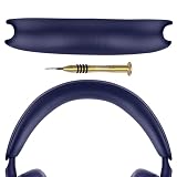 Pad per fascia cuffie in pelle proteica Geekria compatibile con Bowers & Wilkins Px7 S3 / Px8 S2, fascia di ricambio per cuffie, copertura superiore per riparazione (Blu)