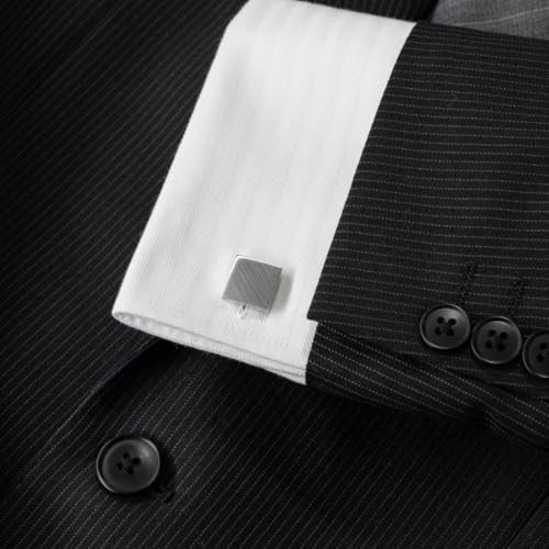 Image of [TAVARAT] Cufflinks for Men cuff links mens Black Silver Light Gold Tps-166