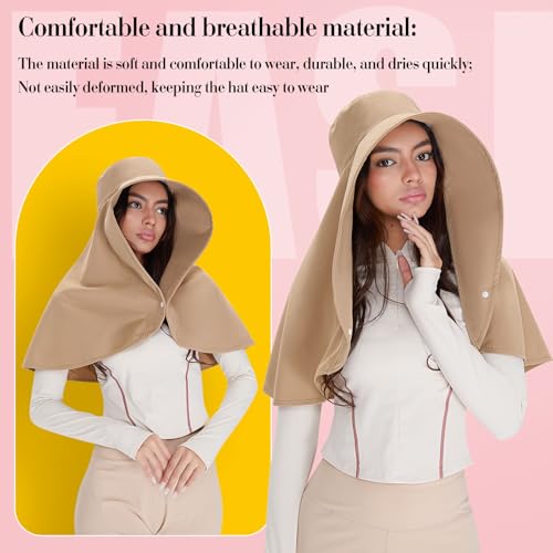 Shyyween 3 Pack Sombreros de Ala Ancha para Mujer miniatura 3