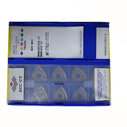 10P WNMG080404-EF YBG205 Outil de tournage CNC Insert en carbure pour acier inoxydable
