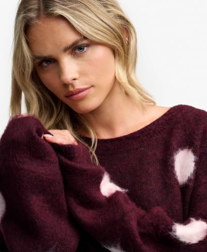 Superdry Femme Pull Polka Dot Brossé Coupe Décontractée - vue 6